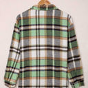 Large Green Perfect Plaid Shacket