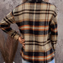 Large Orange Perfect Plaid Shacket