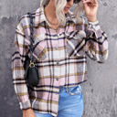 Large Pink Perfect Plaid Shacket