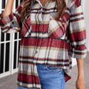 Large Red Perfect Plaid Shacket