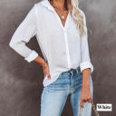  Crinkle Textured Button Front Shirt