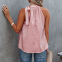 Small Pink Side Tie Halter Top