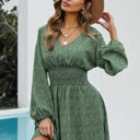  Balloon Sleeve Dress