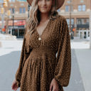  Balloon Sleeve Dress