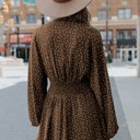  Balloon Sleeve Dress