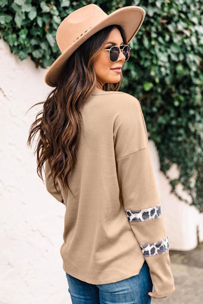 Spiced Latte Leopard Top