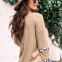  Spiced Latte Leopard Top