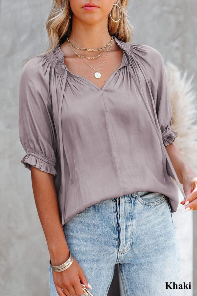 Easy Flattering Gathered Top