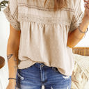  Circle Lace Dotted Top