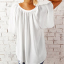  V Neck Draped Top