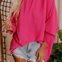  Relaxed Smocked Sleeve Top