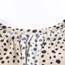  Smooth Leopard Drape Top