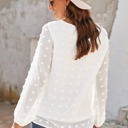  Long Sleeve Swiss Dot Top