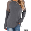  Colorblock Raglan Top