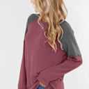  Colorblock Raglan Top