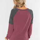  Colorblock Raglan Top