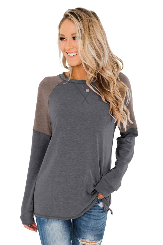 Colorblock Raglan Top