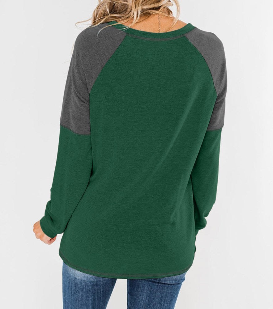 Colorblock Raglan Top