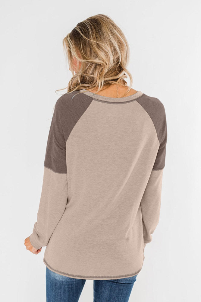 Colorblock Raglan Top