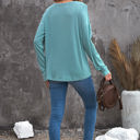  Everyday Buttoned Long Sleeve Top