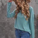  Everyday Buttoned Long Sleeve Top