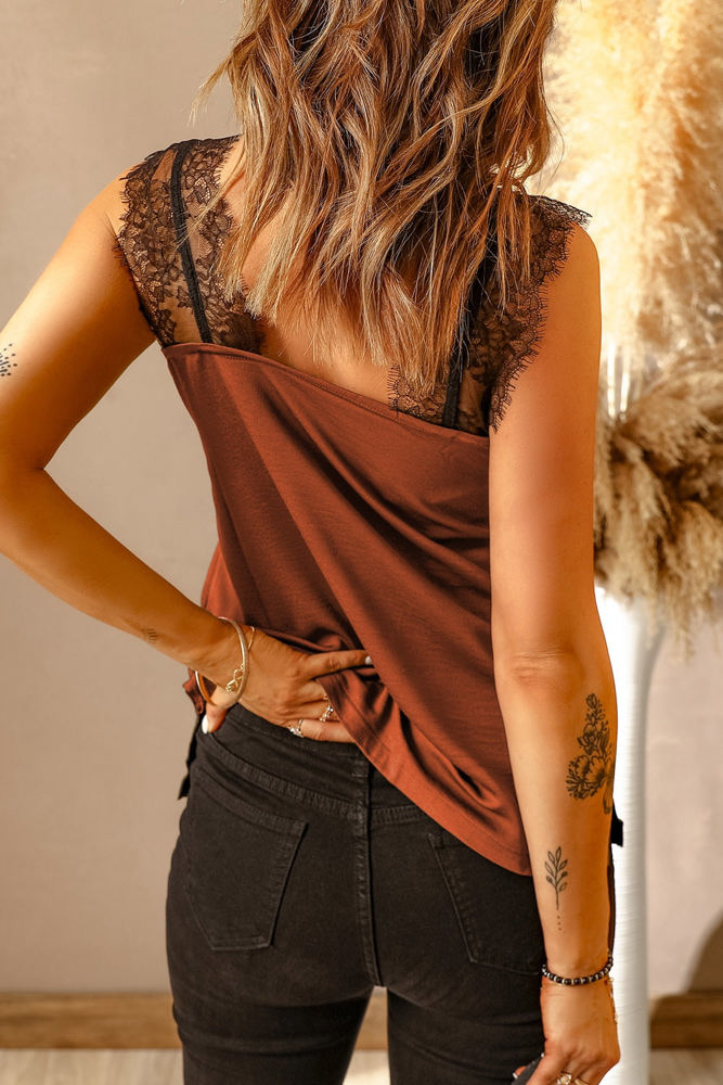 Gorgeous Lace Shoulder Top