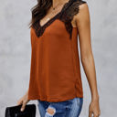 Small Orange Gorgeous Lace Shoulder Top