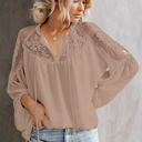 Small Pink Splendid Lace Blouse