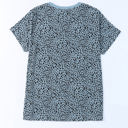 Small Gray Short Sleeve Spotted Tee T Shirt Top