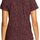 Small Red Short Sleeve Spotted Tee T Shirt Top