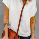 Small Ivory Side Slit Pocket Top