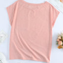 Small Pink Side Slit Pocket Top