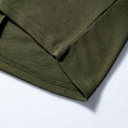  Green Extended Cuffs Long Sleeve Top