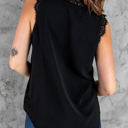 Small Black Eyelash Tank Top