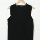 Small Black Eyelash Tank Top