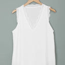 Small Ivory Eyelash Tank Top