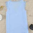 Small Sky Blue Eyelash Tank Top