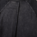  Solid Waffle Knit Patchwork Raglan Sleeve Sweatshirt