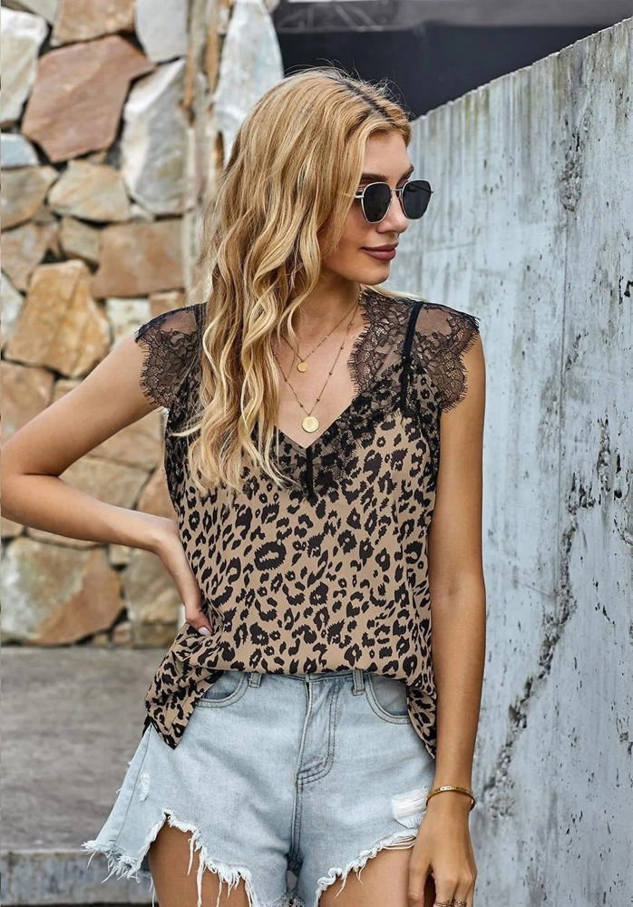 Sweet Lace Floral Tank