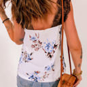 Small White Sweet Lace Floral Tank