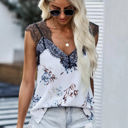 Small White Floral Sweet Lace Floral Tank