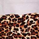 Small White Leopard Printed Back Pocket Top