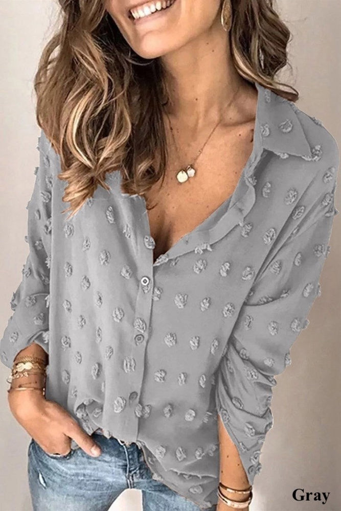 Fuzzy Dot Shirt