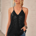  Racerback Sequin Tank