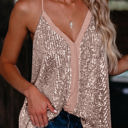  Racerback Sequin Tank