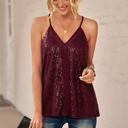  Racerback Sequin Tank