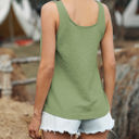 Small Green Textured Button Top