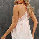 Small Apricot So Pretty Cotton Lace Tank