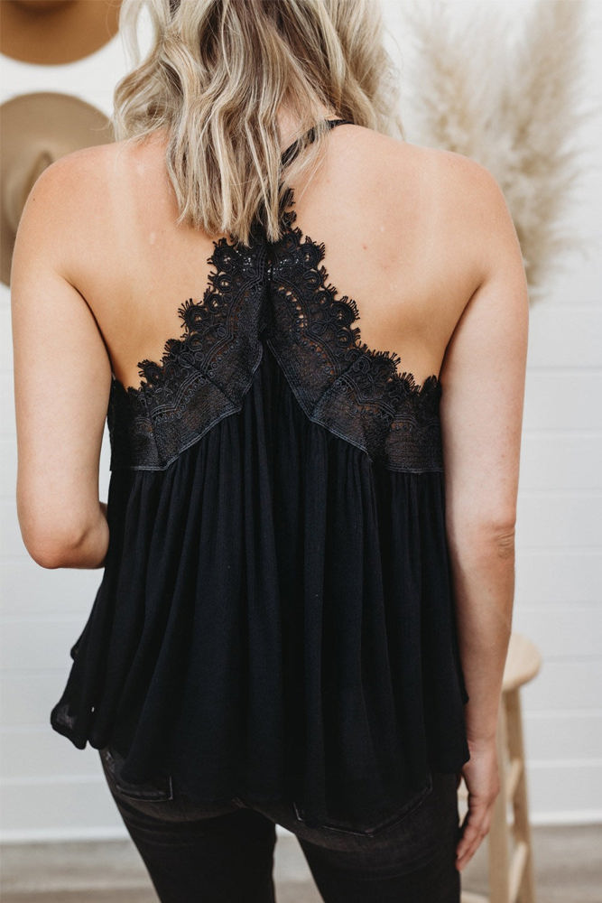 So Pretty Cotton Lace Tank