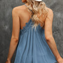 Small Blue So Pretty Cotton Lace Tank